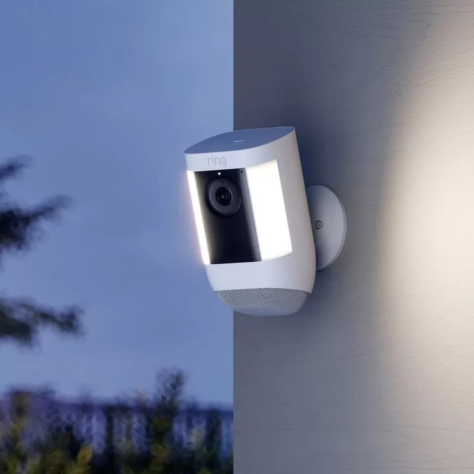 Ring Überwachungskamera ring Spotlight Cam Pro - Battery - White 8SB1S2-WEU1 WLAN IP Überwach (8SB1S2-WEU1 (Spotlight Cam Pro - Battery - White) - Thumbnail 9