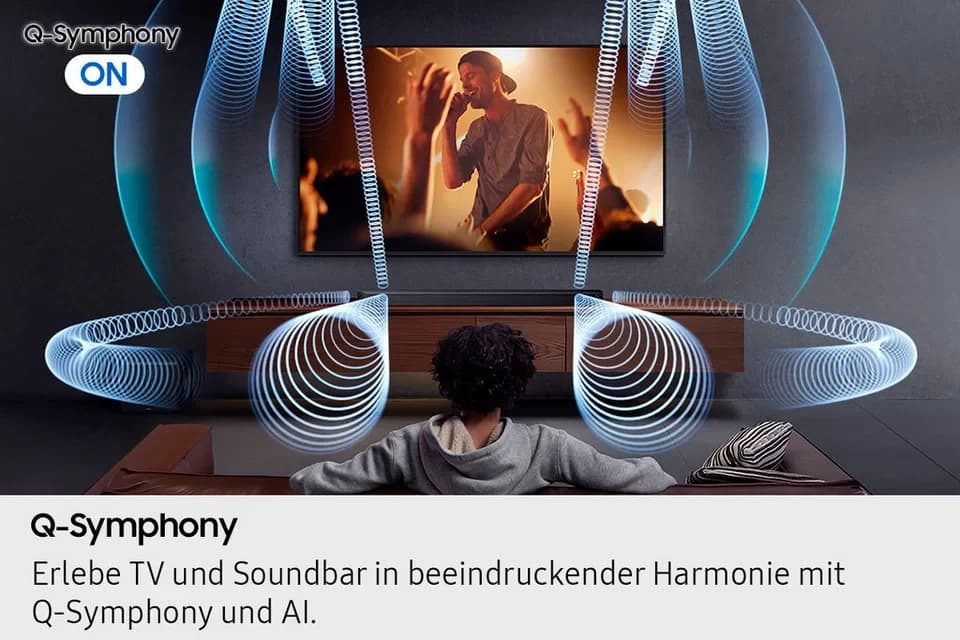 Samsung HW-Q935GF Q-Soundbar Soundbar 9.1.4 (Bluetooth, WLAN (WiFi), 40 W, 9.1.4-Kanal Subwoofer & Rücklautsprecher, Kabellos Dolby Atmos, DTS:X) - Thumbnail 5