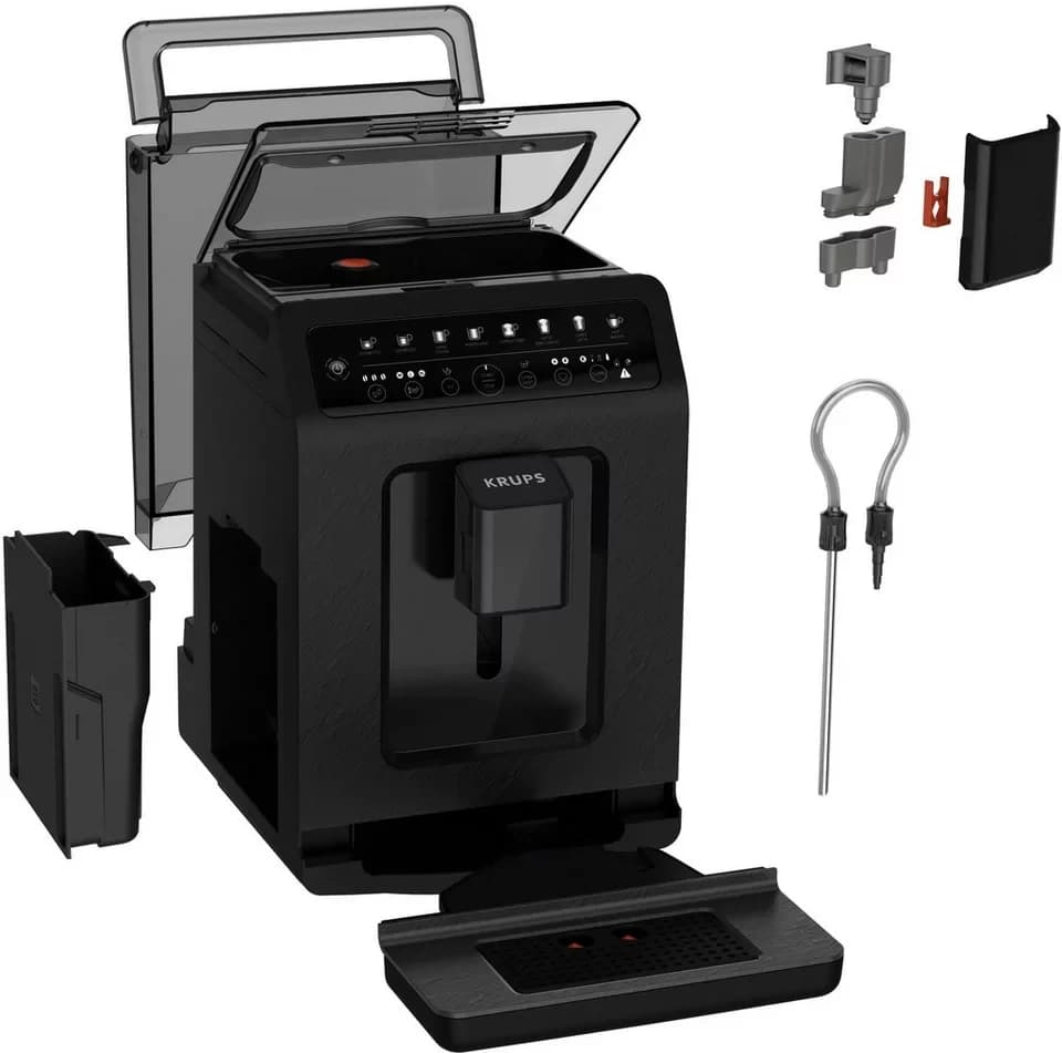 Krups Kaffeevollautomat EA897B Evidence ECOdesign, aus 62%* recyceltem Kunststoff, bis zu 90% recycelbar, inkl. Emsa Travel Mug im Wert von UVP 25,99 - Thumbnail 5