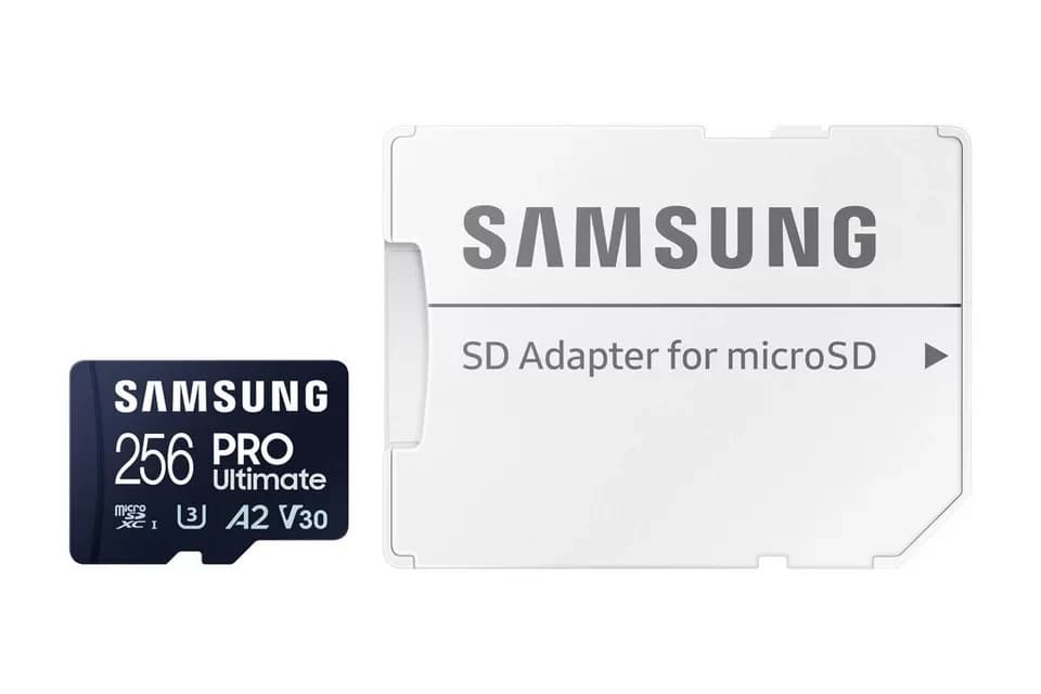 Samsung Pro Ultimate Speicherkarte (256 GB, Video Speed Class 30 (V30)/UHS Speed Class 3 (U3), 200 MB/s Lesegeschwindigkeit)