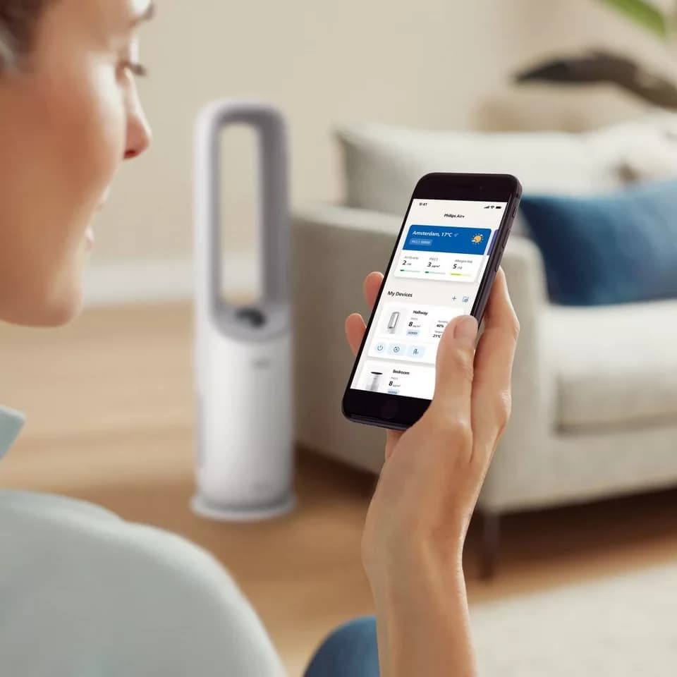 Philips Luftreiniger AMF765/10 Air Performer, 2-in-1 Reinigen & Kühlen, für 70 m² Räume, für Allergiker geeignet - Thumbnail 7