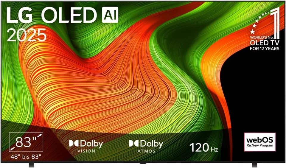 LG OLED83B59LA OLED-Fernseher (210 cm/83 Zoll, 4K Ultra HD, Smart-TV)