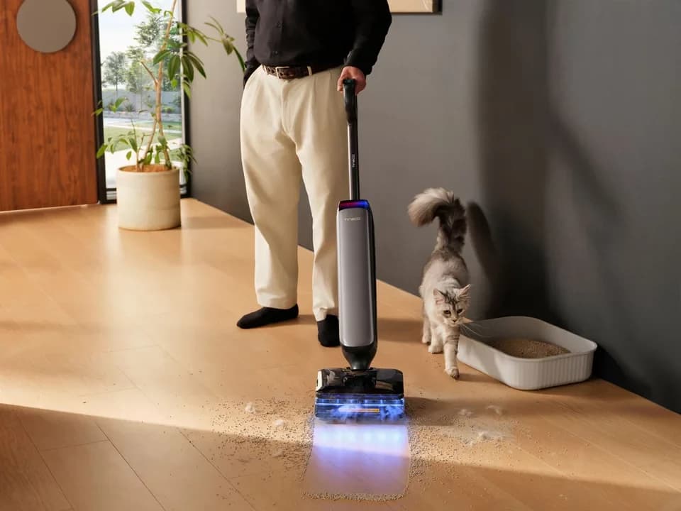 Tineco Nass-Trocken-Sauger FLOOR ONE S9 Artist Steam Pro, Dampfreiniger mit 160°C Dampfreinigung, 285 W, 22kPA Saugleistung, Selbstantrieb, 90 Minuten - Thumbnail 4