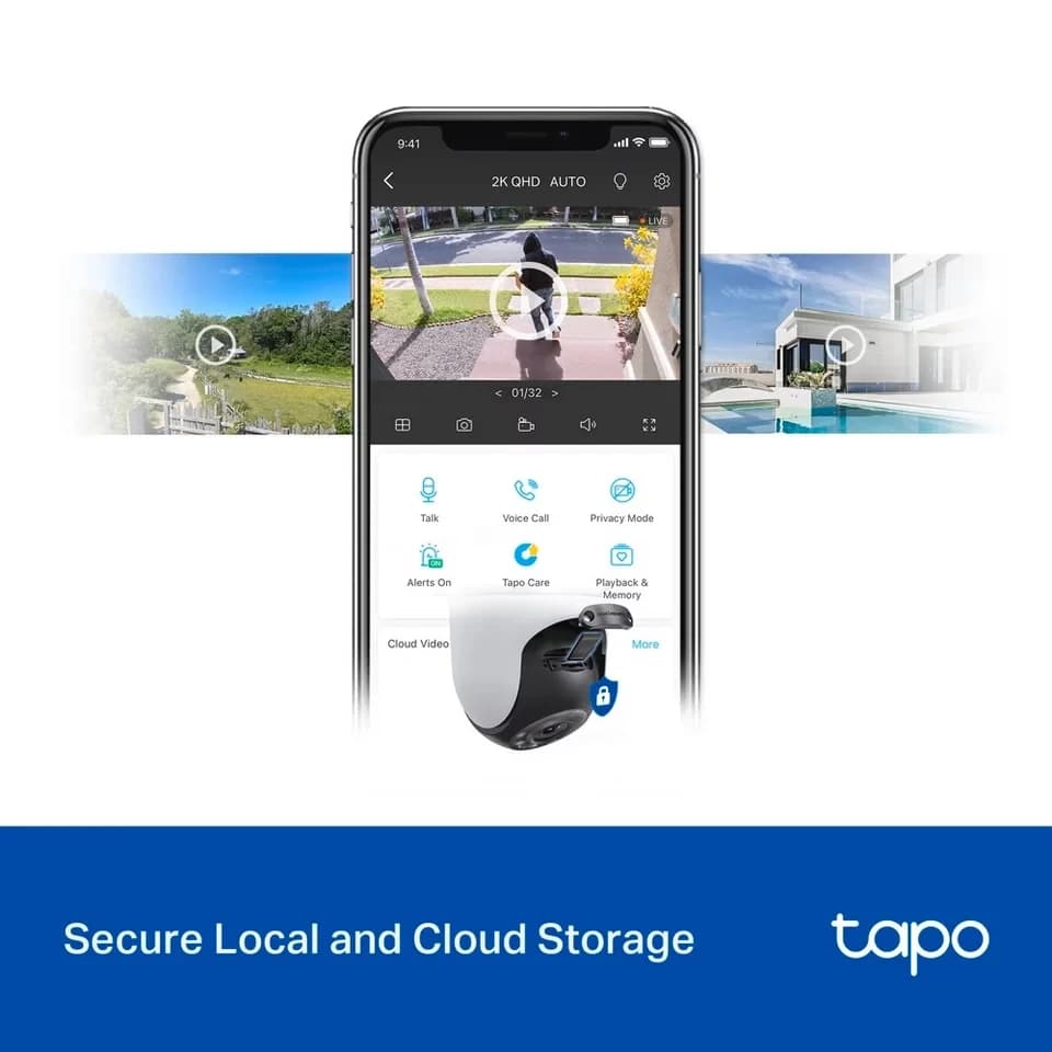 tp-link Überwachungskamera Tapo C520WS Outdoor Pan/Tilt Security IP (Außenbereich) - Thumbnail 4