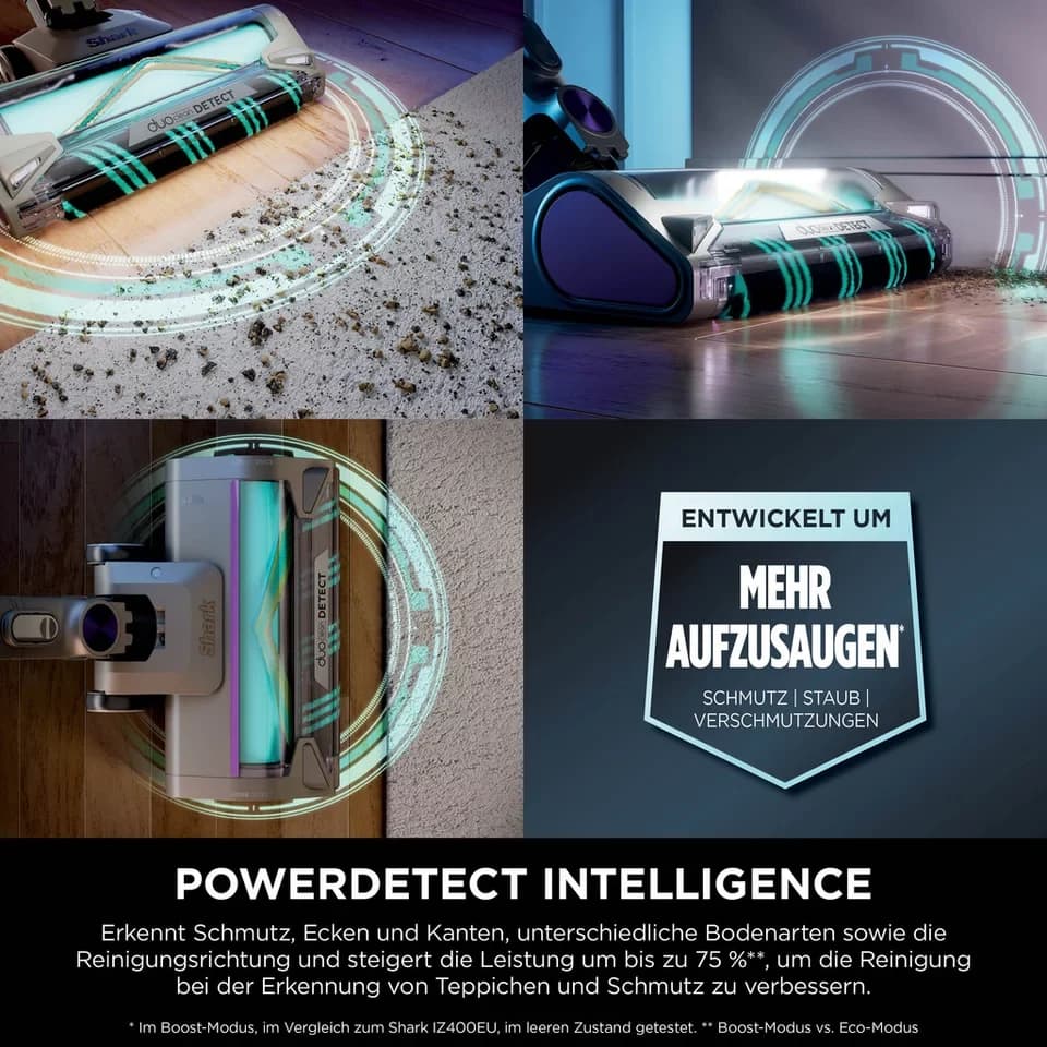 Shark Akku-Stielstaubsauger Shark PowerDetect Clean & Empty IP3251EUT, 380 W, beutellos, Akku-Staubsauger für Tierhaare, automatische Entleerungsstation - Thumbnail 7