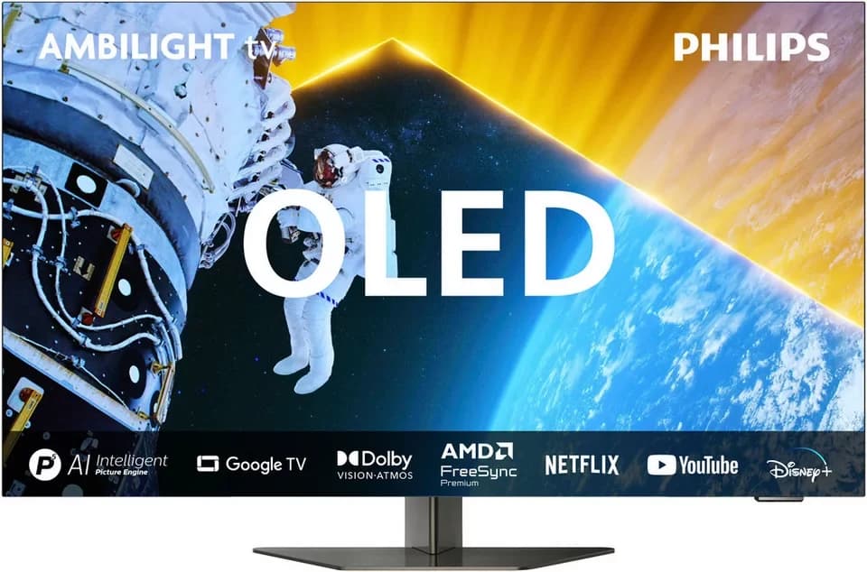 Philips 55OLED809/12 OLED-Fernseher (139 cm/55 Zoll, 4K Ultra HD, Smart-TV, Google TV)