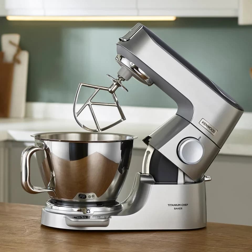 KENWOOD Küchenmaschine Titanium Chef Baker KVC85.594SI, 1200 W, 5 l Schüssel, inkl. umfangreiches Zubehör, mit integrierter EasyWeigh Waage - Thumbnail 7