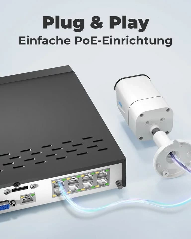 Reolink Überwachungskamera RLK8-800B4-A 4K 8CH PoE (Set, 24/7Aufzeichnung) - Thumbnail 5