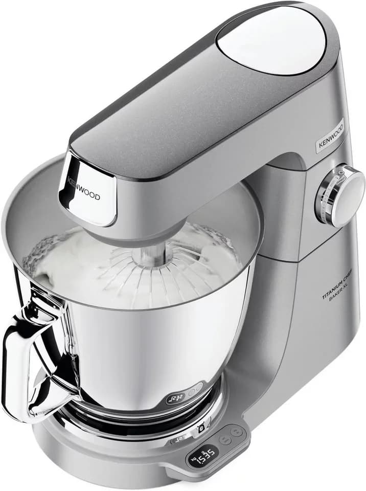 KENWOOD Küchenmaschine Titanium Chef Baker XL KVL85.704SI, 1200 W, 7 l Schüssel, inkl. umfangreiches Zubehör, mit integrierter EasyWeigh Waage - Thumbnail 3