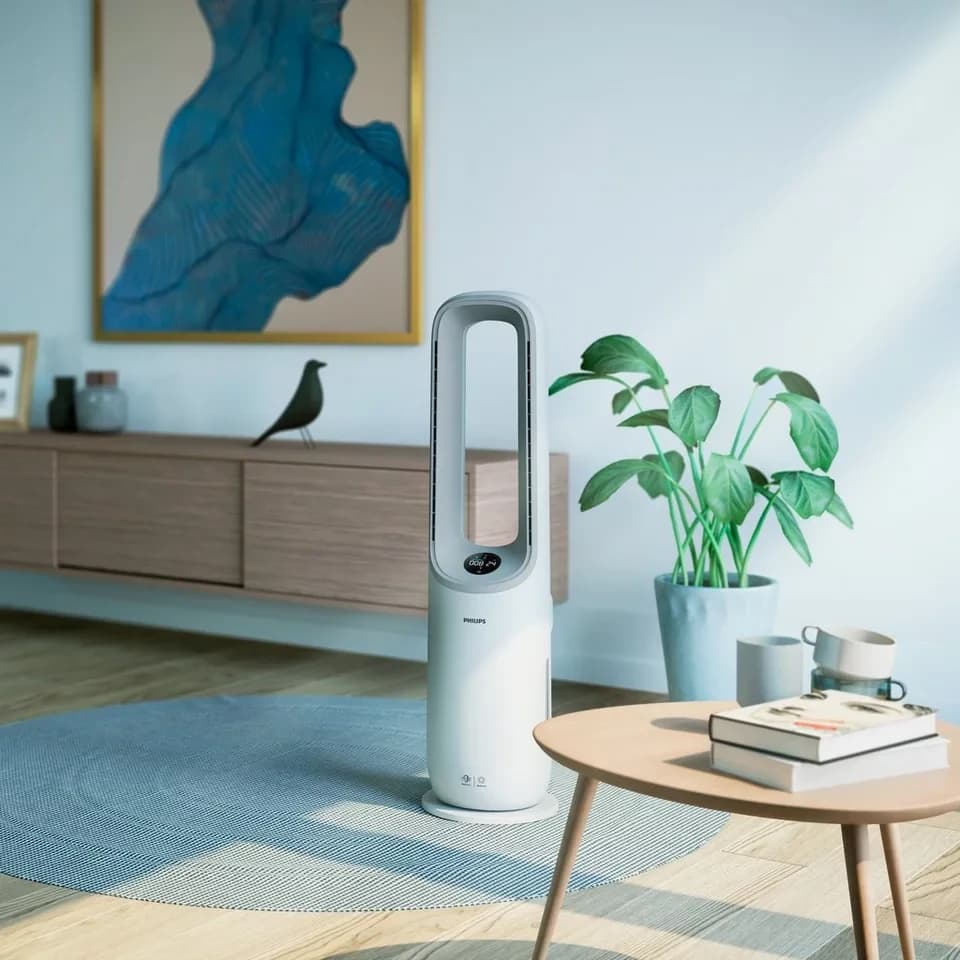 Philips Luftreiniger AMF765/10 Air Performer, 2-in-1 Reinigen & Kühlen, für 70 m² Räume, für Allergiker geeignet - Thumbnail 6