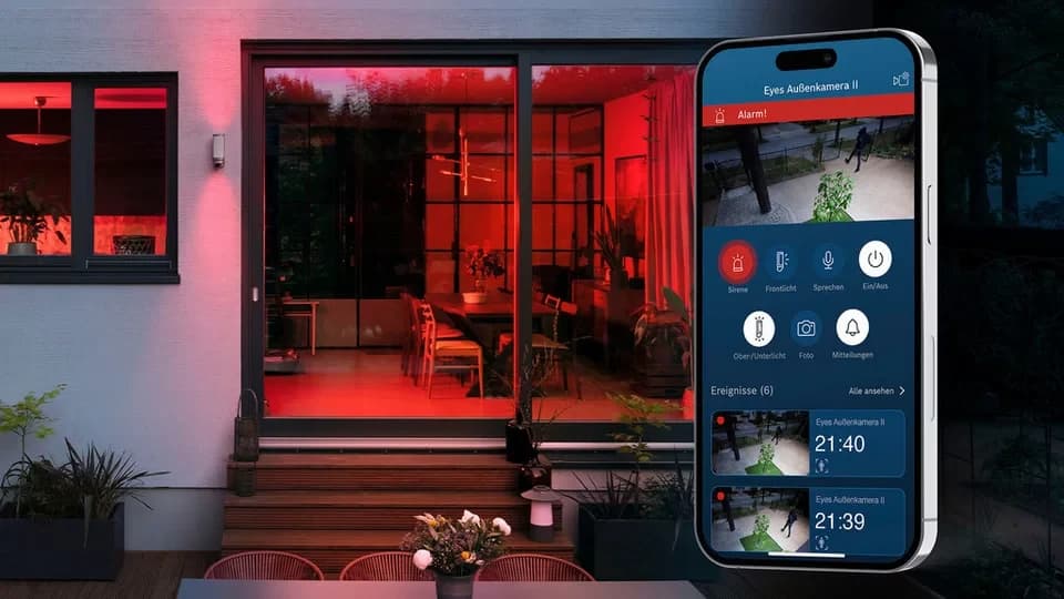 BOSCH Smart Home Kamera Smart Home Eyes II (Außenbereich) - Thumbnail 8
