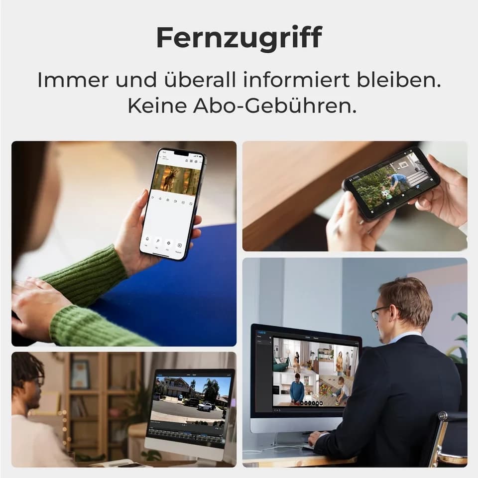 Reolink Überwachungskamera 811A 8MP PoE (Außenbereich, Human-/Autoerkennung, Farbige Nachtsicht, 4K, 2-Wege-Audio, 5X Zoom) - Thumbnail 9