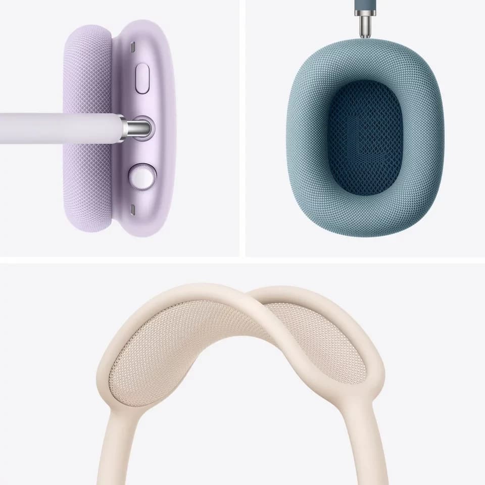 Apple AirPods Max Over-Ear-Kopfhörer (Active Noise Cancelling (ANC), Transparenzmodus, kompatibel mit Siri, Siri, Bluetooth, USB-C) - Thumbnail 8
