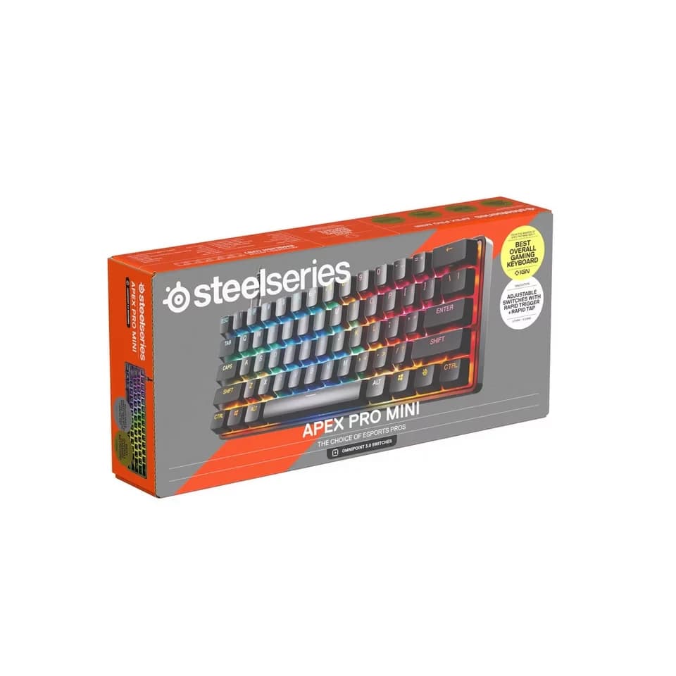 SteelSeries Apex Pro Mini Gen 3 DE Tastatur (Compacte Gaming-Tastatur mit anpassbaren Tasten) - Thumbnail 9