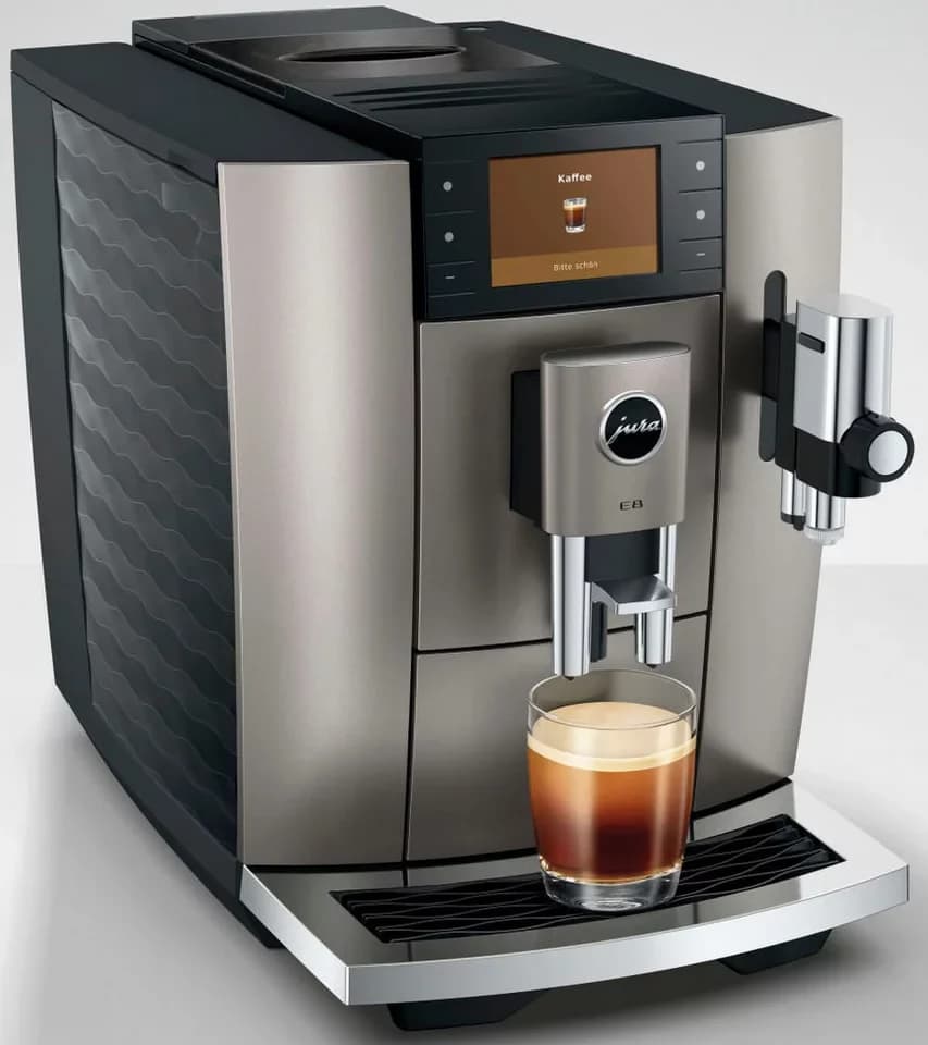 JURA Kaffeevollautomat 15712 E8 (ED), Midnight Silver, 27 Spezialitäten, WiFi, Hot & Light Brew, Sweet - Thumbnail 8