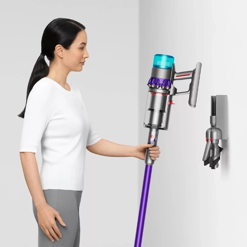 DYSON Akku-Hand-und Stielstaubsauger Dyson Gen5detect™ Absolute Nickel/Violett, 545 W, beutellos, 70 min Laufzeit, LED-Düse, Stauberkennungssensor - Thumbnail 3