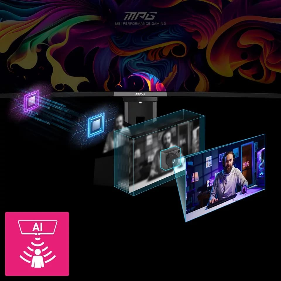 MSI MPG 341CQR QD-OLED X36 Curved-Gaming-OLED-Monitor (86 cm/34 ", 3440 x 1440 px, UWQHD, 0,03 ms Reaktionszeit, 360 Hz, QD-OLED) - Thumbnail 10