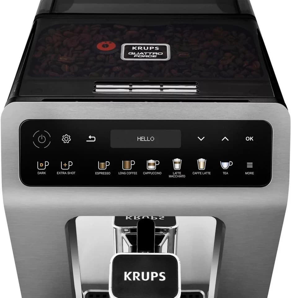 Krups Kaffeevollautomat EA894T Evidence Plus, mit vielen technischen Innovationen und Bedienungshighlights - Thumbnail 3