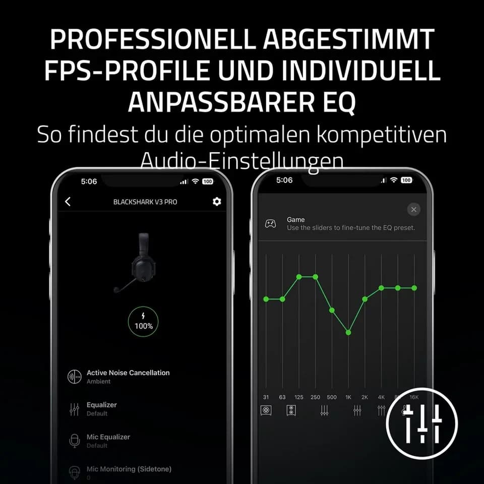 RAZER BlackShark V3 Pro Kopfhörer - Thumbnail 9