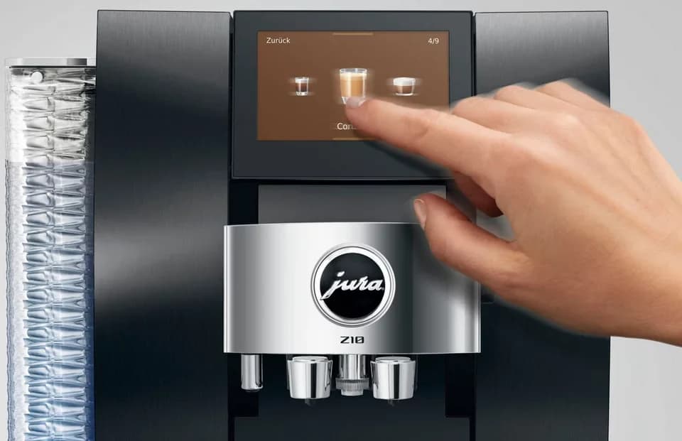 JURA Kaffeevollautomat 15609 Z10 (EB), Aluminium Black, 51 Spezialitäten, Touch, Light & Cold Brew - Thumbnail 8