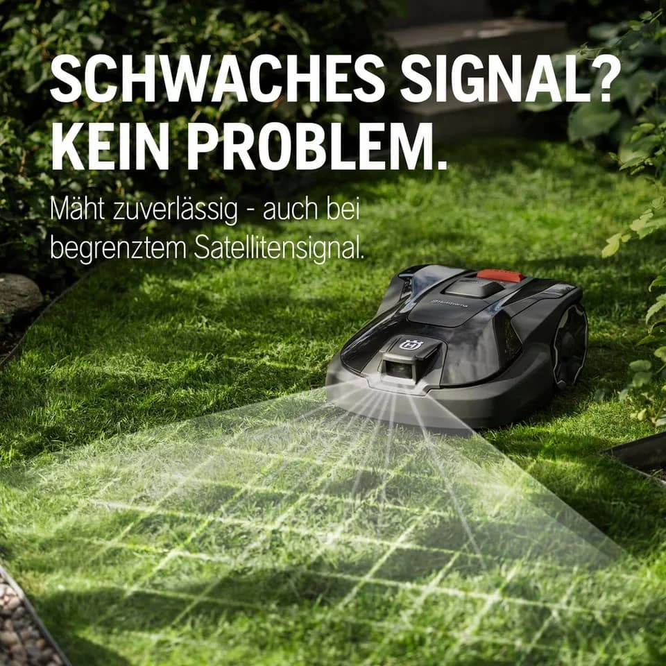 Husqvarna Rasenmähroboter Automower® Aspire R6V, bis 600 m² Rasenfläche, ohne Begrenzungskabel, Objekterkennung, GPS-Navigation, WLAN-Steuerung - Thumbnail 9