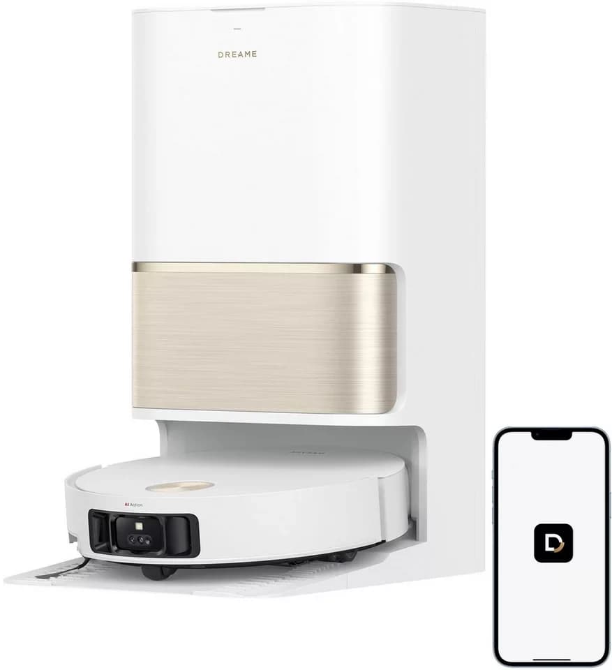 Dreame Saugroboter mit Wischfunktion L50 Pro Ultra, 600 W, 19500Pa Saugkraft, Vollautomatische Basisstation, Reinigung bei 75° C
