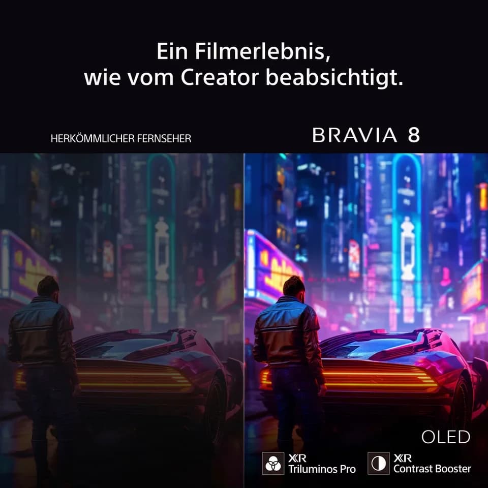 Sony K-77XR80 OLED-Fernseher (195 cm/77 Zoll, 4K Ultra HD, Smart-TV, Google TV, BRAVIA 8, 4K HDR, Dolby Vision, Gaming Funktionen für PlayStation 5) - Thumbnail 8