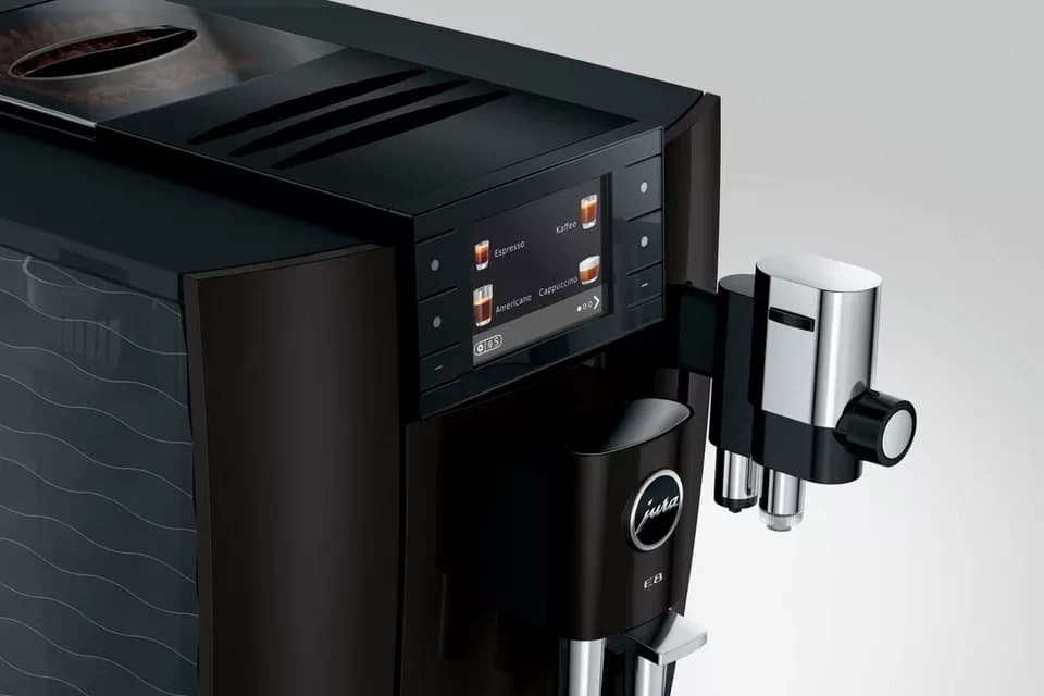 JURA Kaffeevollautomat 15745 E8 (ED), Piano Black, 27 Spezialitäten, WiFi, Hot & Light Brew, Sweet - Thumbnail 4