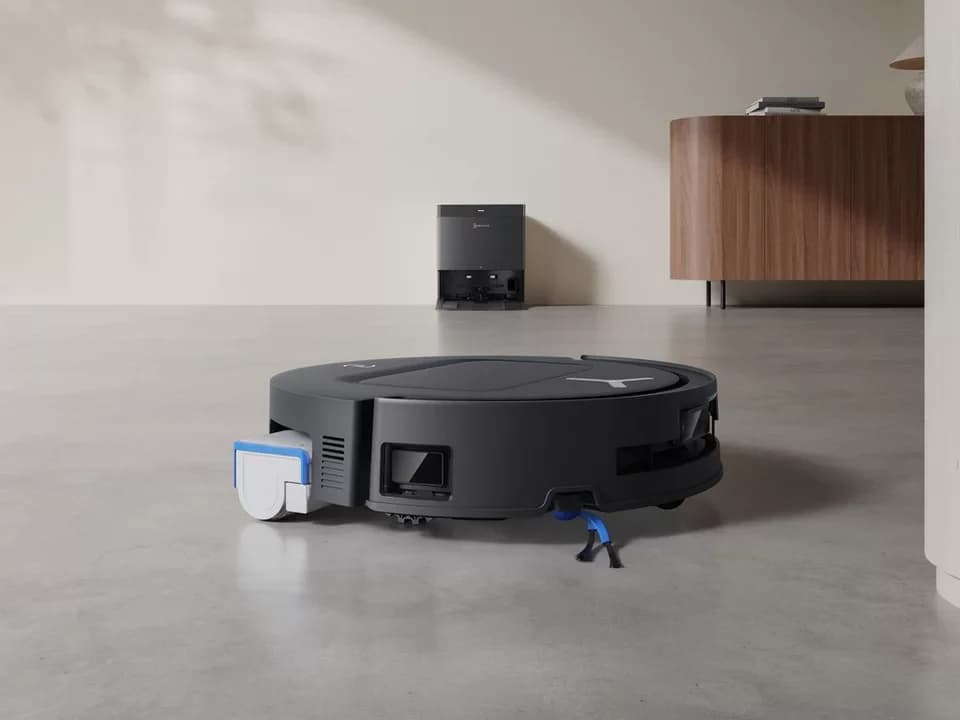 ECOVACS Saugroboter mit Wischfunktion, DEEBOT T80 OMNI, Schwarz, 80 W, und Wischroboter mit Absaugstation - Thumbnail 5