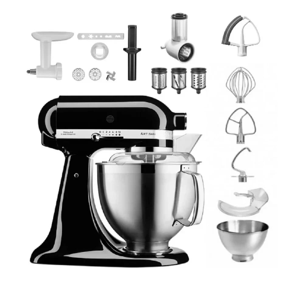 KitchenAid Küchenmaschine KitchenAid 4,8 L 5KSM185 Artisan Küchenmaschine Allrounderset - Thumbnail 7
