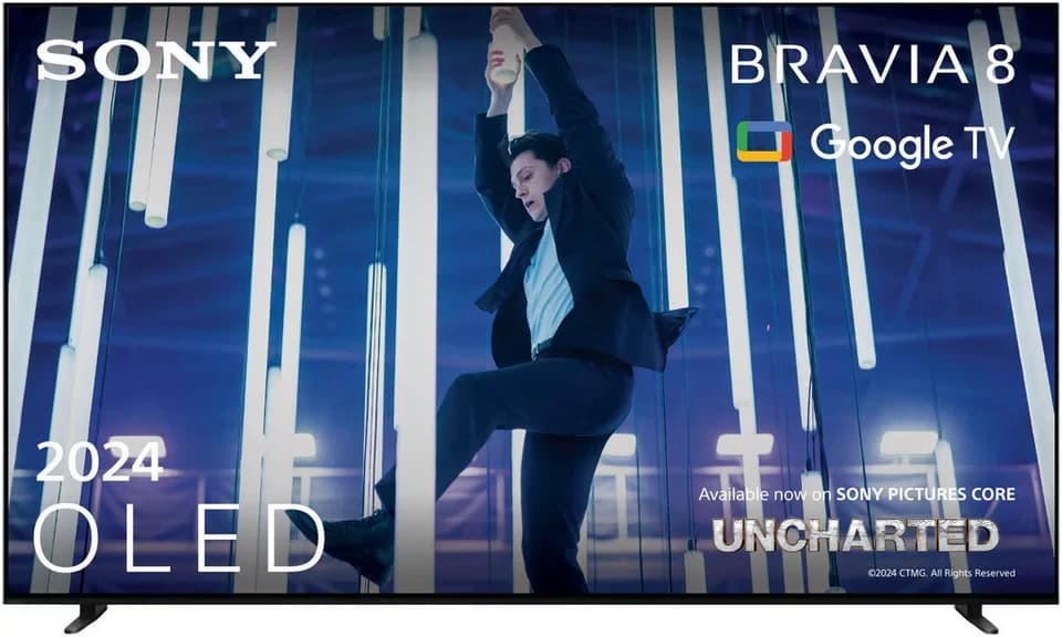 Sony K-77XR80 OLED-Fernseher (195 cm/77 Zoll, 4K Ultra HD, Smart-TV, Google TV, BRAVIA 8, 4K HDR, Dolby Vision, Gaming Funktionen für PlayStation 5)