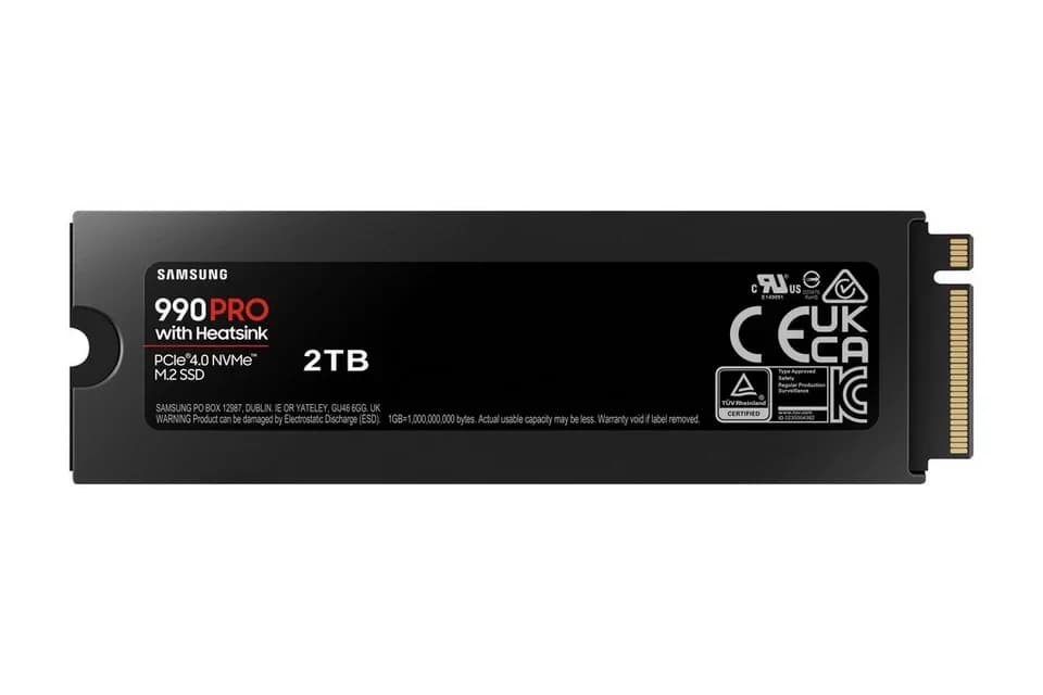 Samsung 990 PRO Heatsink interne SSD (2TB) 2,5" 7450 MB/S Lesegeschwindigkeit, 6900 MB/S Schreibgeschwindigkeit, mit Kühlkörper - Thumbnail 4