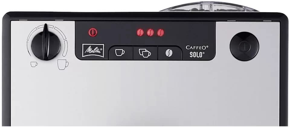 Melitta Kaffeevollautomat Solo® 950-766, Pure Silver, Perfekt für Café crème & Espresso, nur 20cm breit - Thumbnail 2
