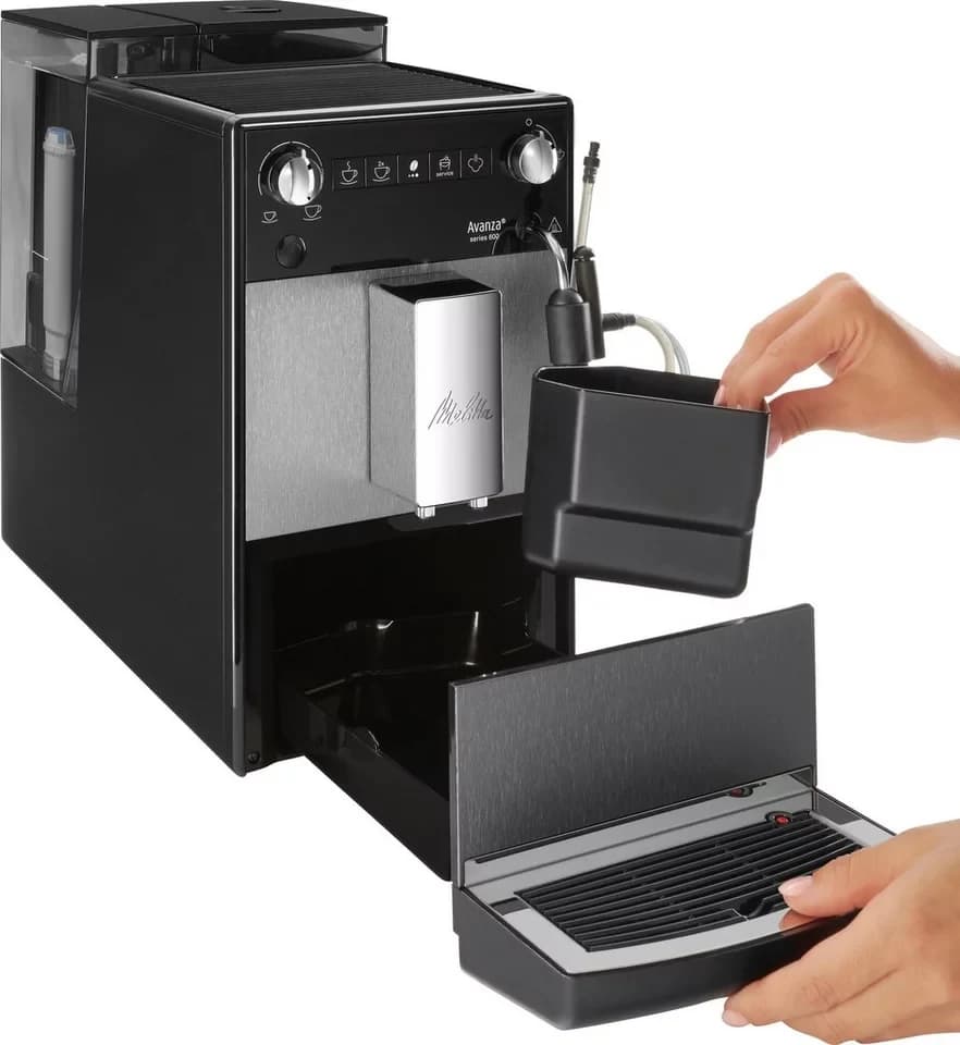 Melitta Kaffeevollautomat Avanza® F270-100 Mystic Titan, Kompakt, aber XL Wassertank & XL Bohnenbehälter, Milchschaum-System - Thumbnail 10