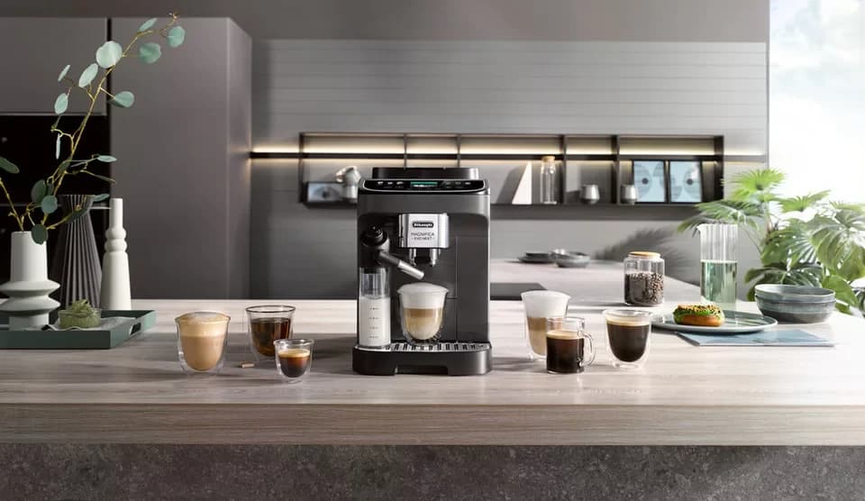 De'Longhi Kaffeevollautomat Magnifica Evo Next ECAM310.60.GB, Barista-Genuss per Touch, grau, MyLatteFunktion, 3 Benutzerprofile, LatteCrema Milchsystem, 10 Rezepte - Thumbnail 10