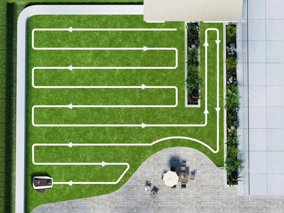 ECOVACS Rasenmähroboter GOAT O1200 LiDAR PRO, bis 1200 m² Rasenfläche, (Trimmer (8500 rpm), mit bahnbrechender Dual-LiDAR Navigation für Gärten - Thumbnail 7