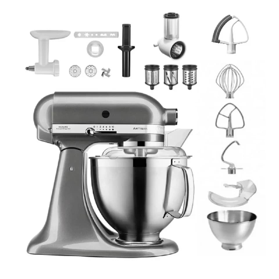 KitchenAid Küchenmaschine KitchenAid 4,8 L 5KSM185 Artisan Küchenmaschine Allrounderset - Thumbnail 8