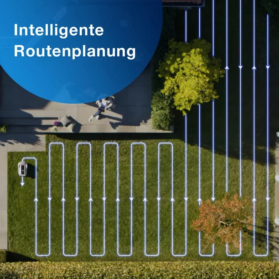ECOVACS Rasenmähroboter GOAT G1-800 Grey, bis 800 m² Rasenfläche, (Set), mit intelligenter 3D-Hindernisvermeidung; Grundfarbe: grau - Thumbnail 6