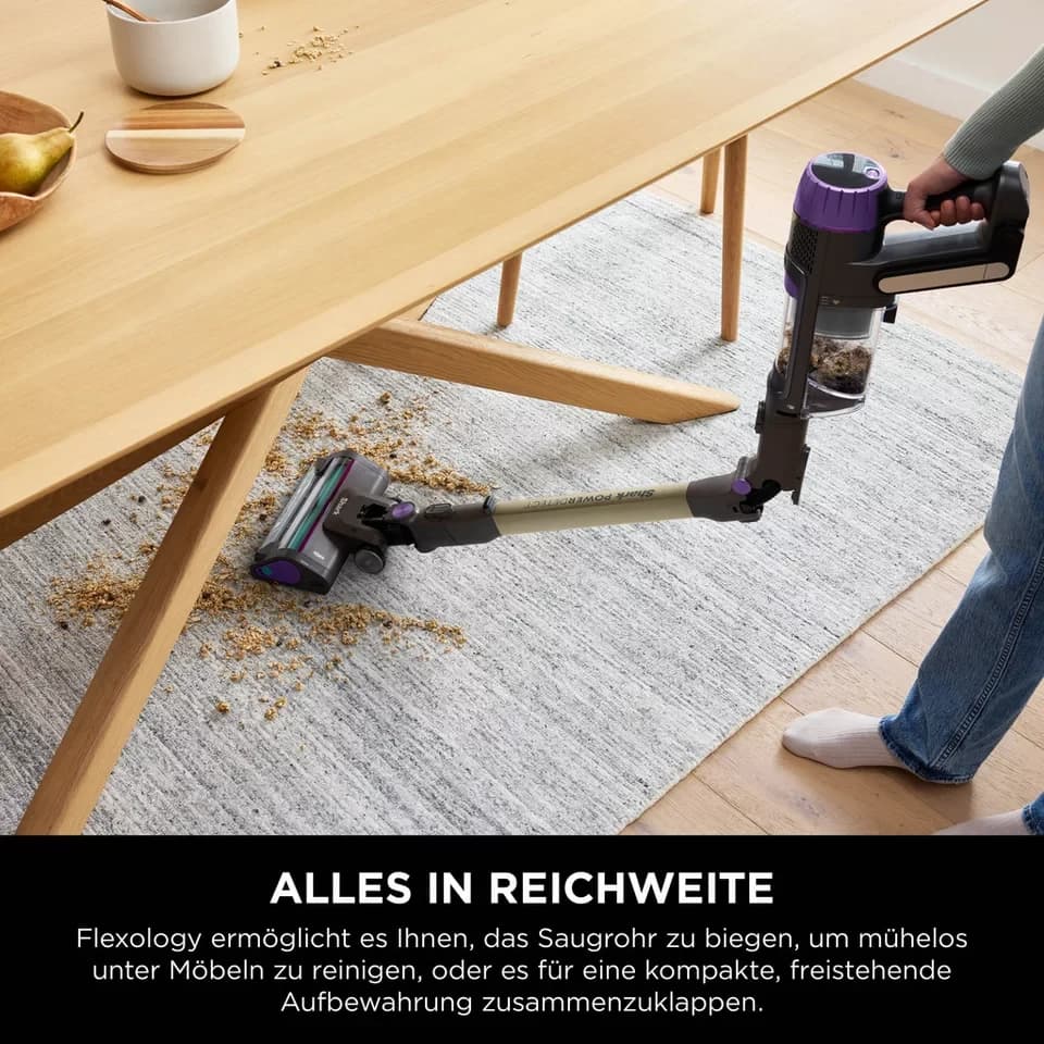 Shark Akku-Stielstaubsauger Shark PowerDetect Clean & Empty IP3251EUT, 380 W, beutellos, Akku-Staubsauger für Tierhaare, automatische Entleerungsstation - Thumbnail 10