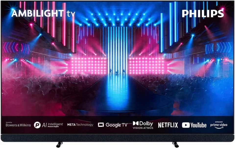 Philips 77OLED909/12 OLED-Fernseher (194 cm/77 Zoll, 4K Ultra HD, Smart-TV, Google TV) - Thumbnail 2