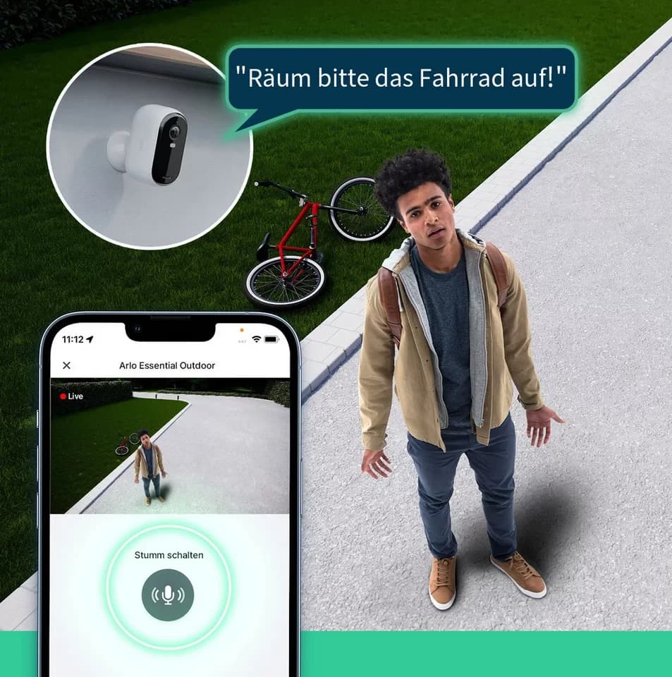 ARLO Überwachungskamera ARLO ESSENTIAL2 2K OUTDOOR CAMERA 2-PACK VMC3250-100EUS IP-Überwachun - Thumbnail 7
