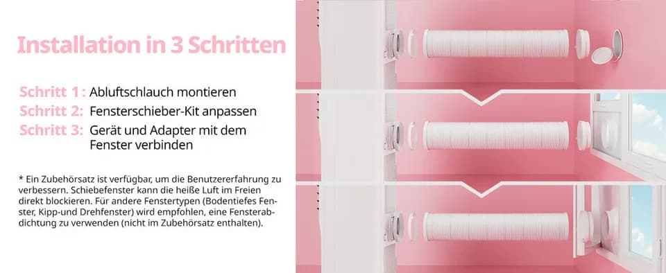comfee 3-in-1-Klimagerät »Easy Cool 9000« starker Luftstrom, App und Sprachsteuerung möglich, für Räume bis zu 33 m², mit Temperatursensor - Thumbnail 7