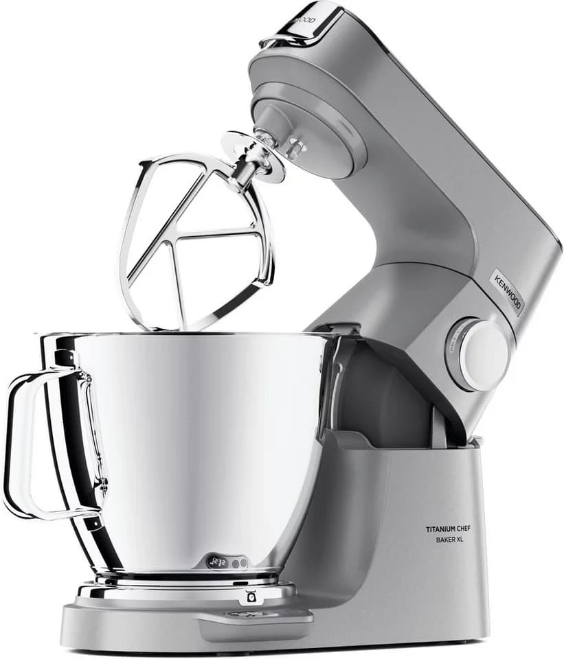 KENWOOD Küchenmaschine Titanium Chef Baker XL KVL85.704SI, 1200 W, 7 l Schüssel, inkl. umfangreiches Zubehör, mit integrierter EasyWeigh Waage - Thumbnail 4