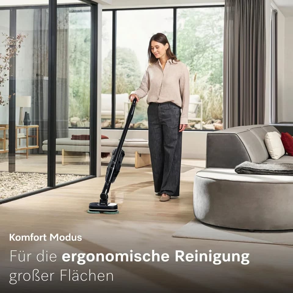 Miele Akku-Stielstaubsauger Triflex HX3 Aqua, 192 W, mit Beutel - Thumbnail 8