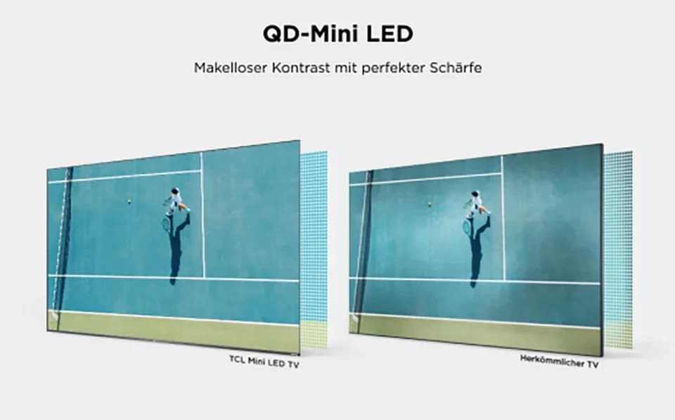 TCL 55Q7CX1 Mini-LED-Fernseher (139 cm/55 Zoll, 4K Ultra HD, Smart-TV, Google TV, Audio von Bang & Olufsen, Dolby Vision, Smart TV, Apple TV, 4K HDR) - Thumbnail 8