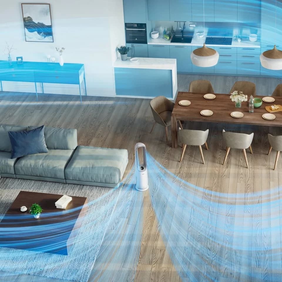 Philips Luftreiniger AMF765/10 Air Performer, 2-in-1 Reinigen & Kühlen, für 70 m² Räume, für Allergiker geeignet - Thumbnail 3