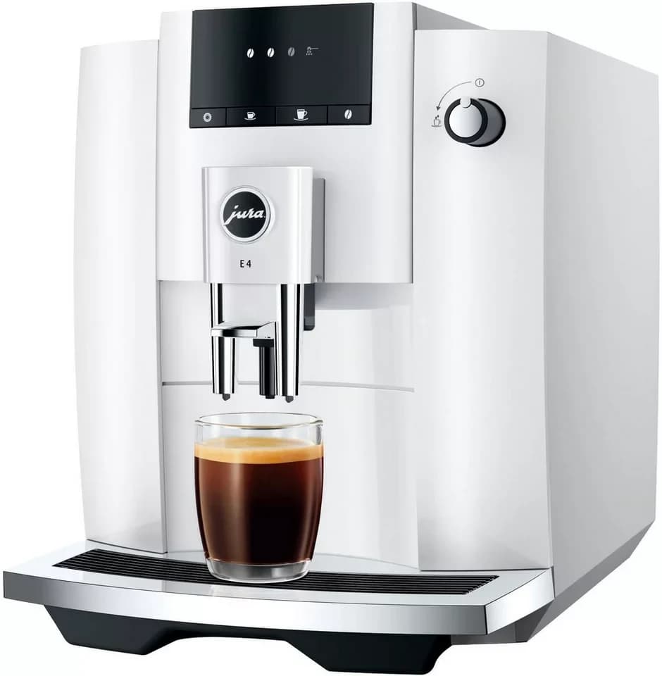 JURA Kaffeevollautomat 15433 E4 Piano White (EA) - Thumbnail 7