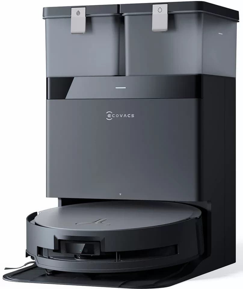 ECOVACS Saugroboter mit Wischfunktion, ECOVACS DEEBOT X8 OMNI, 18.000 Pa, OMNI-Station mit 75° Mopp-Waschen, OZMO ROLLER Wischen