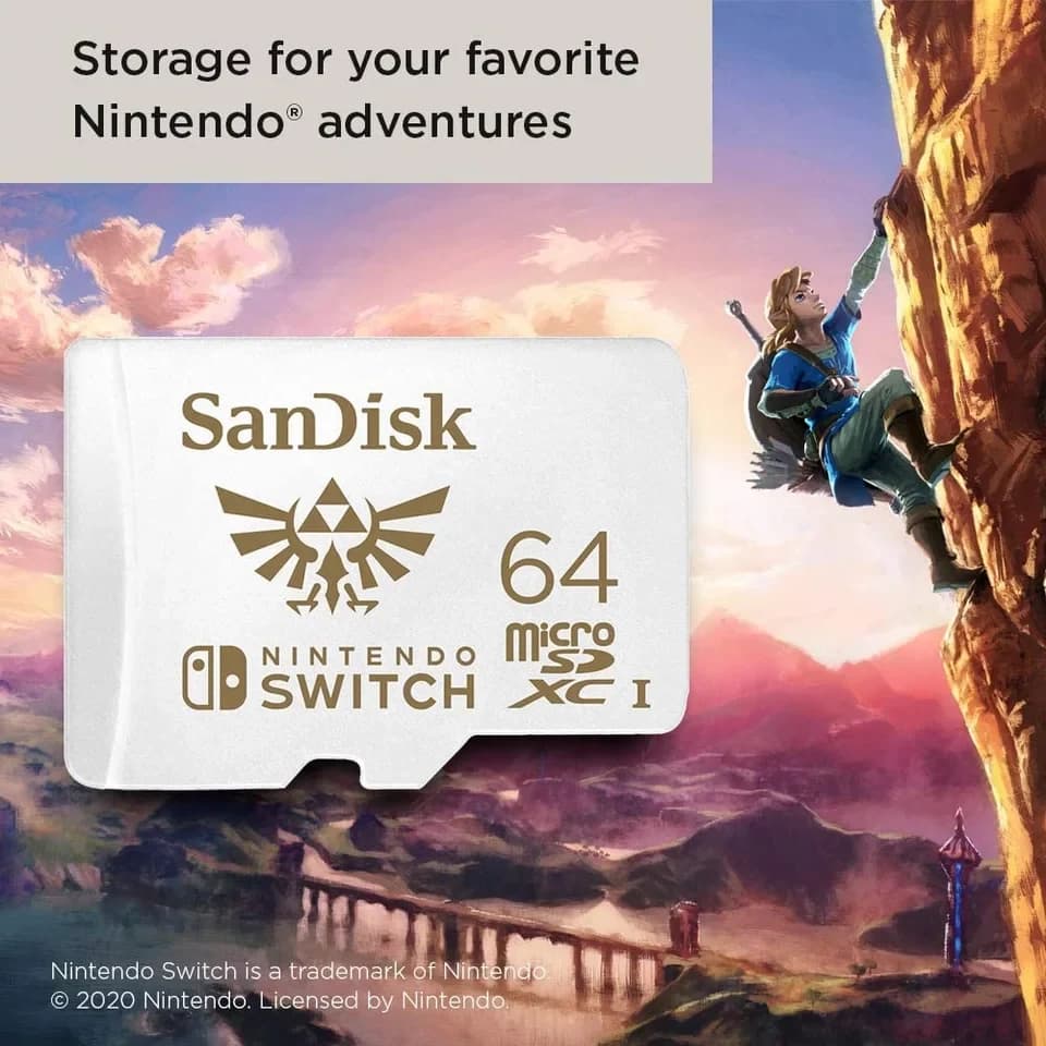 Sandisk MicroSD Karte für Nintendo® Switch™ 32GB 64GB 128GB 256GB Speicherkarte (Für Switch 1 - 64 GB) - Thumbnail 6