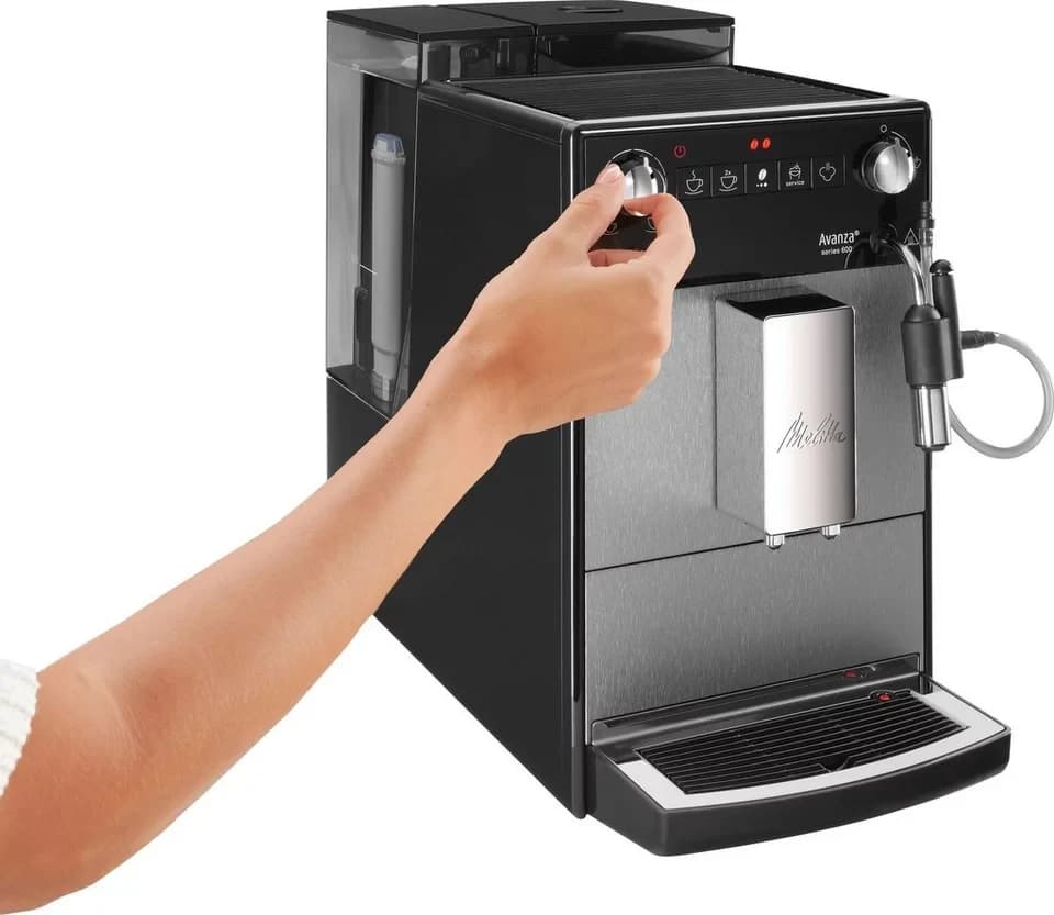 Melitta Kaffeevollautomat Avanza® F270-100 Mystic Titan, Kompakt, aber XL Wassertank & XL Bohnenbehälter, Milchschaum-System - Thumbnail 7
